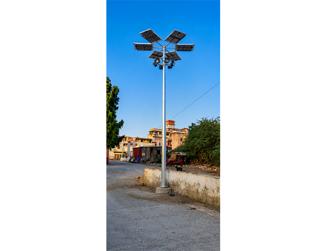 solar Polygonal Himast light Pole