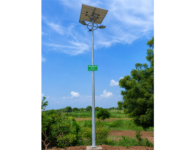 solar octagonal himast light pole