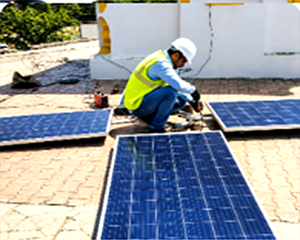 Solar Panel Technician Work